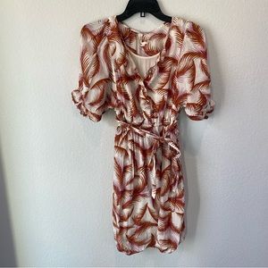 Anthropologie Nicole Puff Sleeve Shirtdress